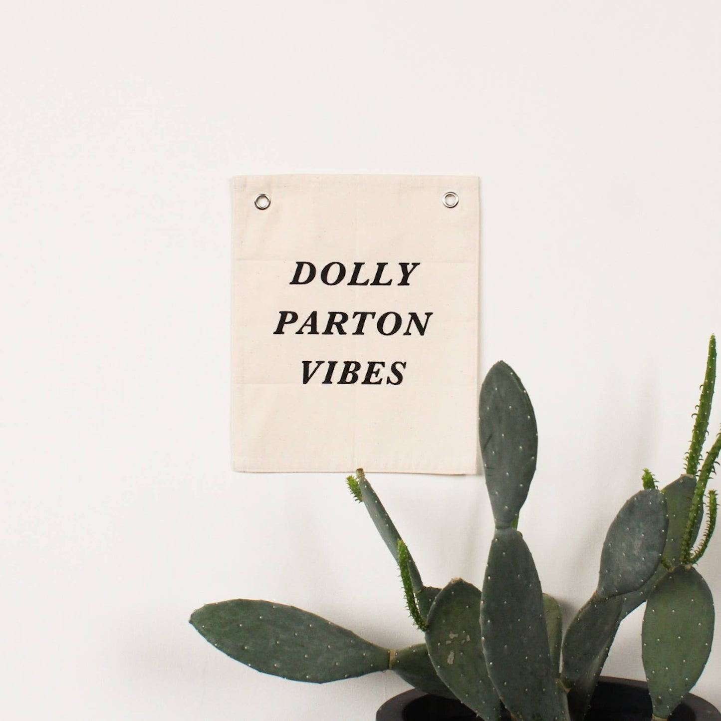 Dolly Parton Vibes  Canvas Banner