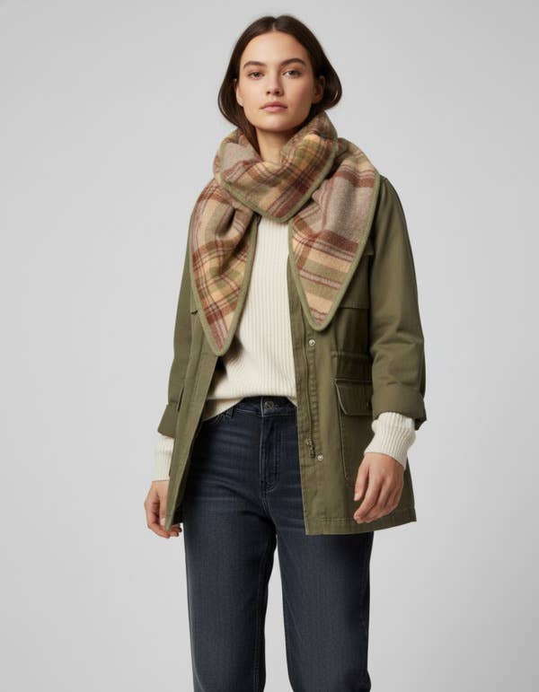 Wool Triangle Scarf