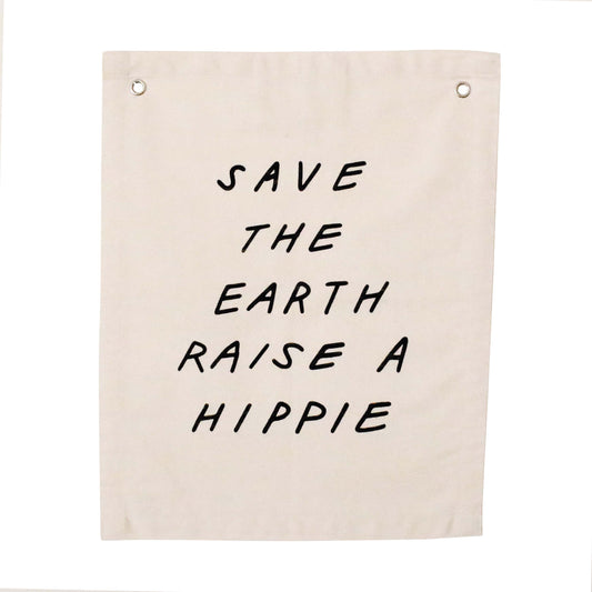 Hippie Canvas Banner