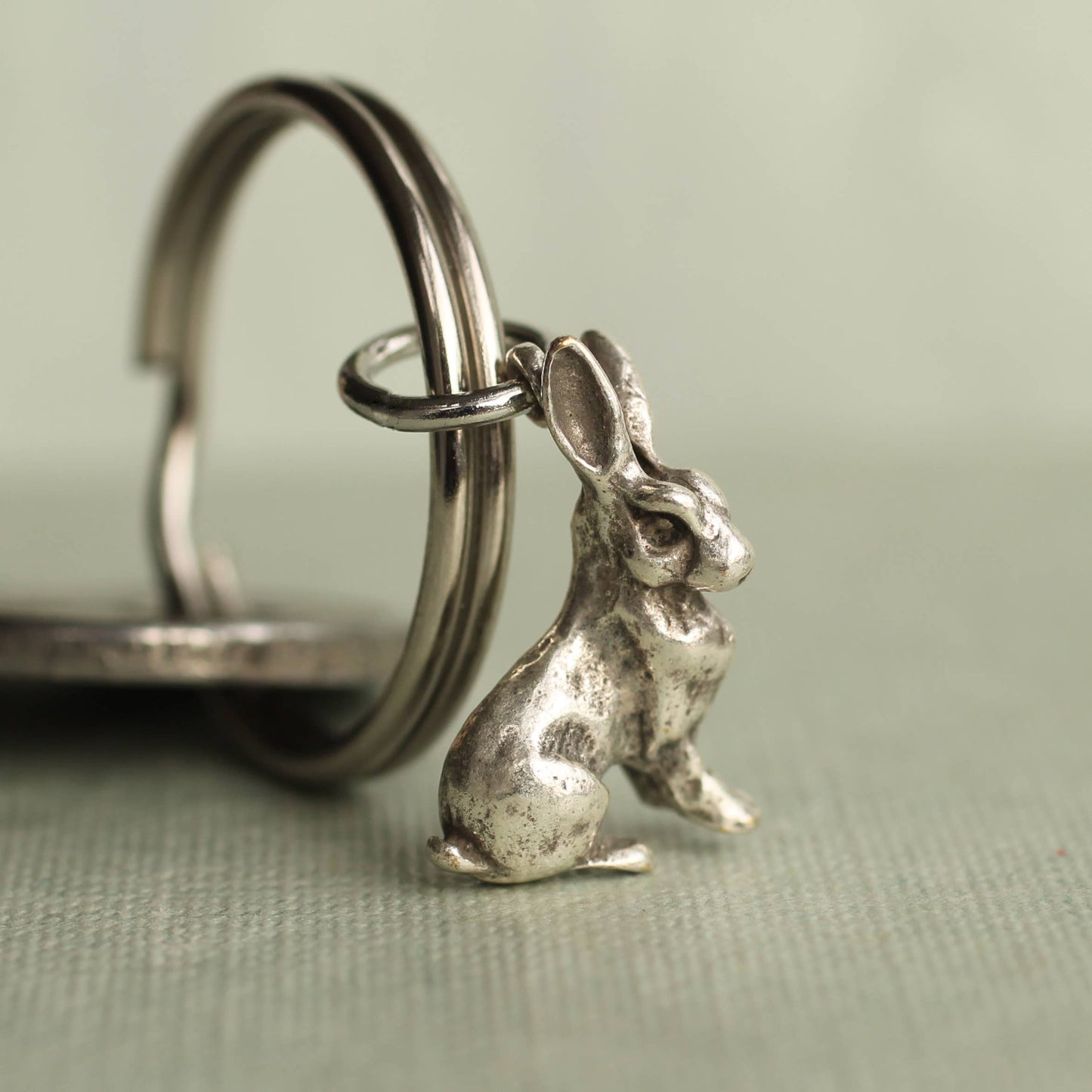 Tiny Rabbit Keyring