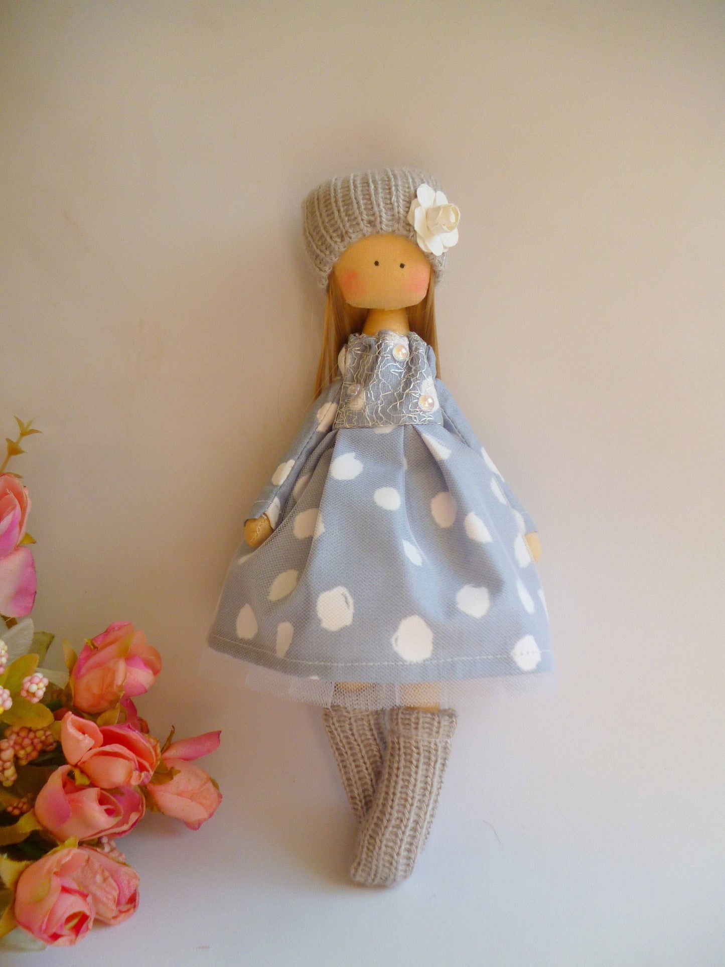 Handmade Keepsake Doll with Stitched Clothing – Heirloom Gift from Ukraine cloth doll, Fabric Doll, Textile doll, art doll