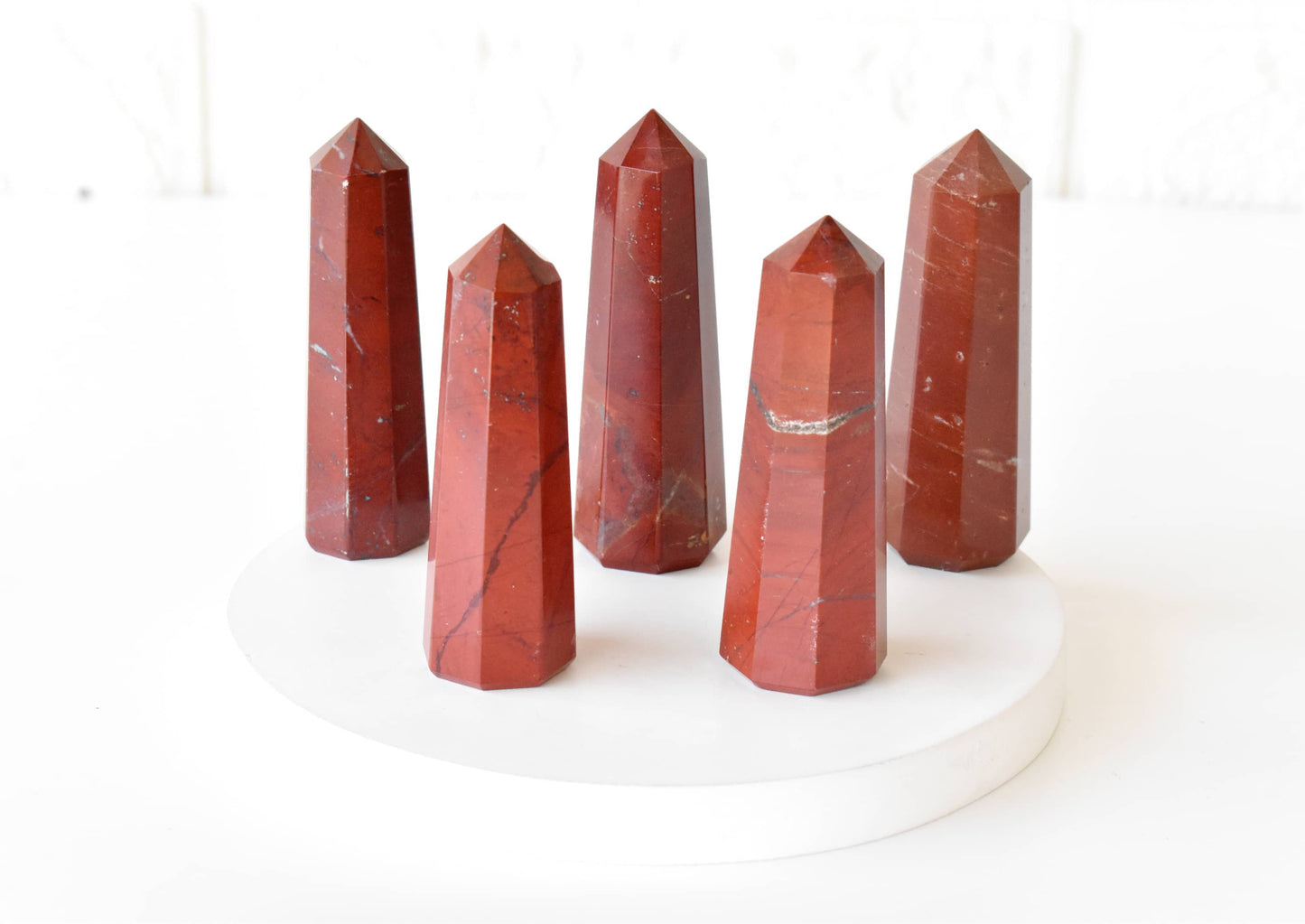 Red Jasper Tower Point (Tranquility and Sense of Grounding)