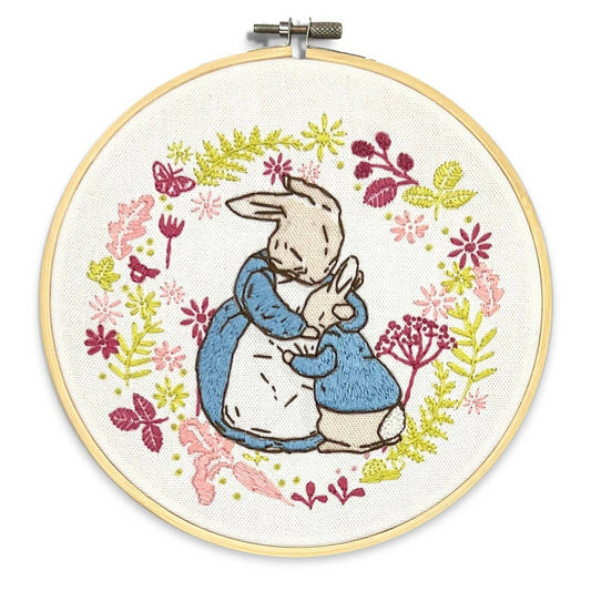 Beatrix Potter - Mrs Rabbit and Peter Embroidery