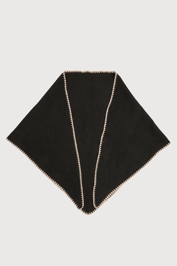 Knitted Triangle Shawl
