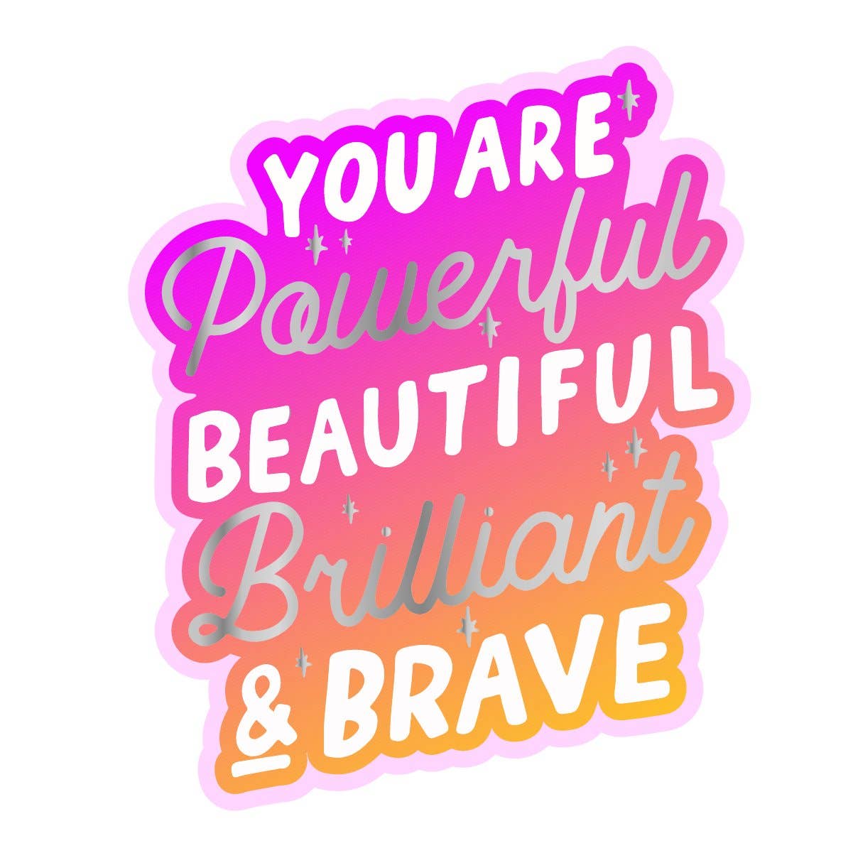 You are Beautiful Vinyl Sticker