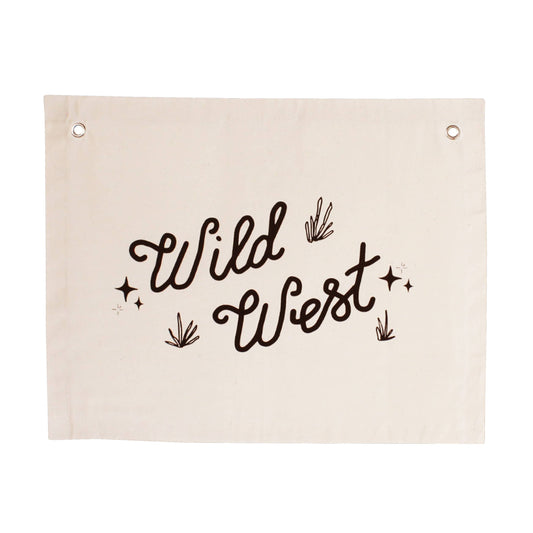 Wild West Canvas Banner