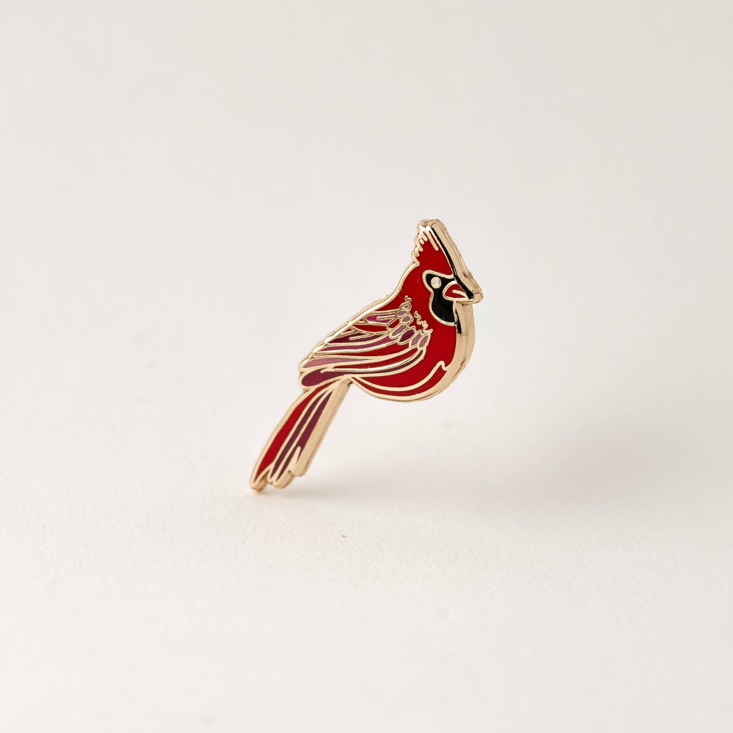 Red Cardinal Pin, Holiday Bird Gifts