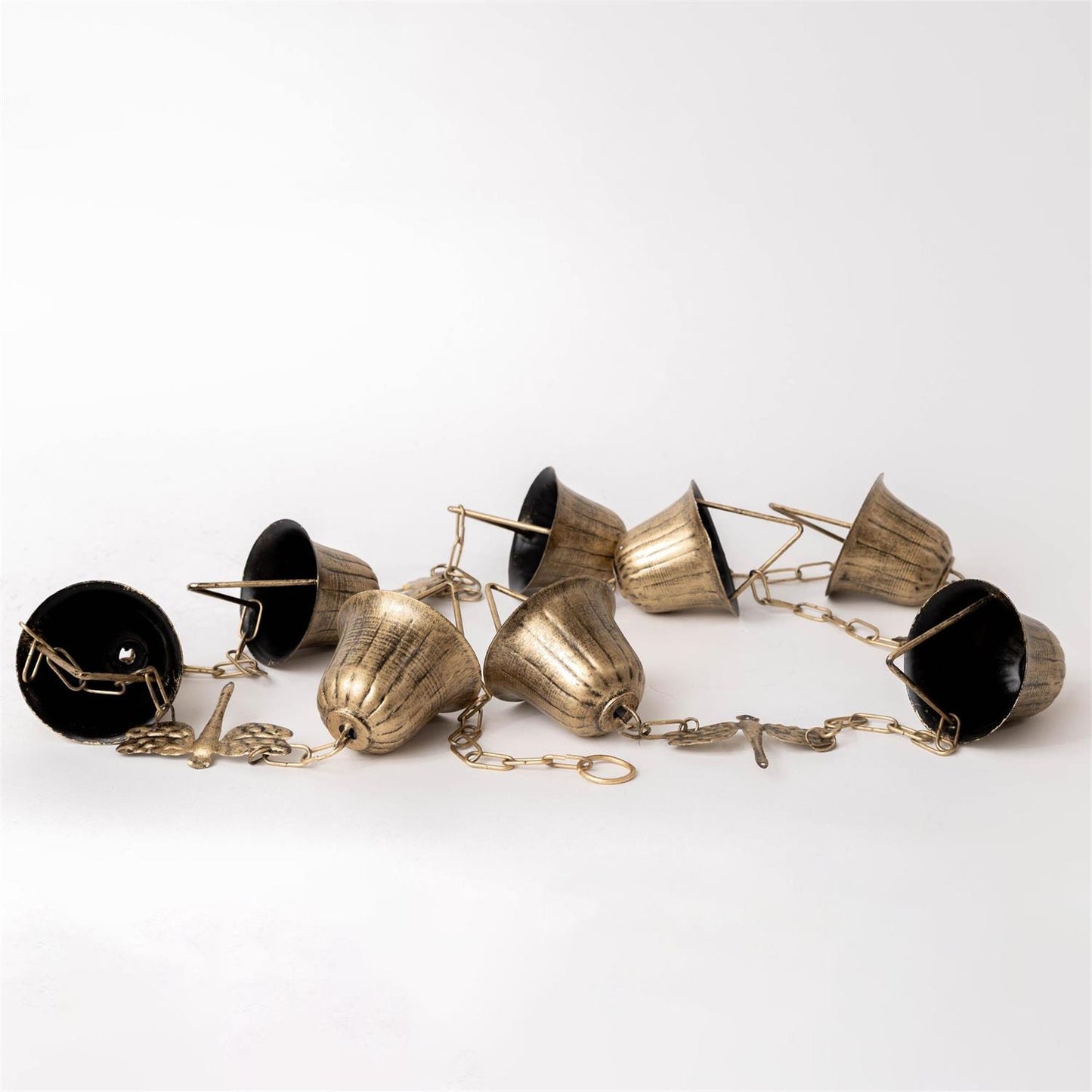 Rain Chain - Gold Dragonflies