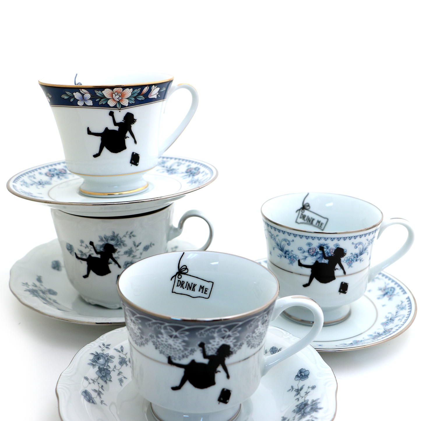 "Alice in Wonderland" Vintage Upcycled Teacup Program