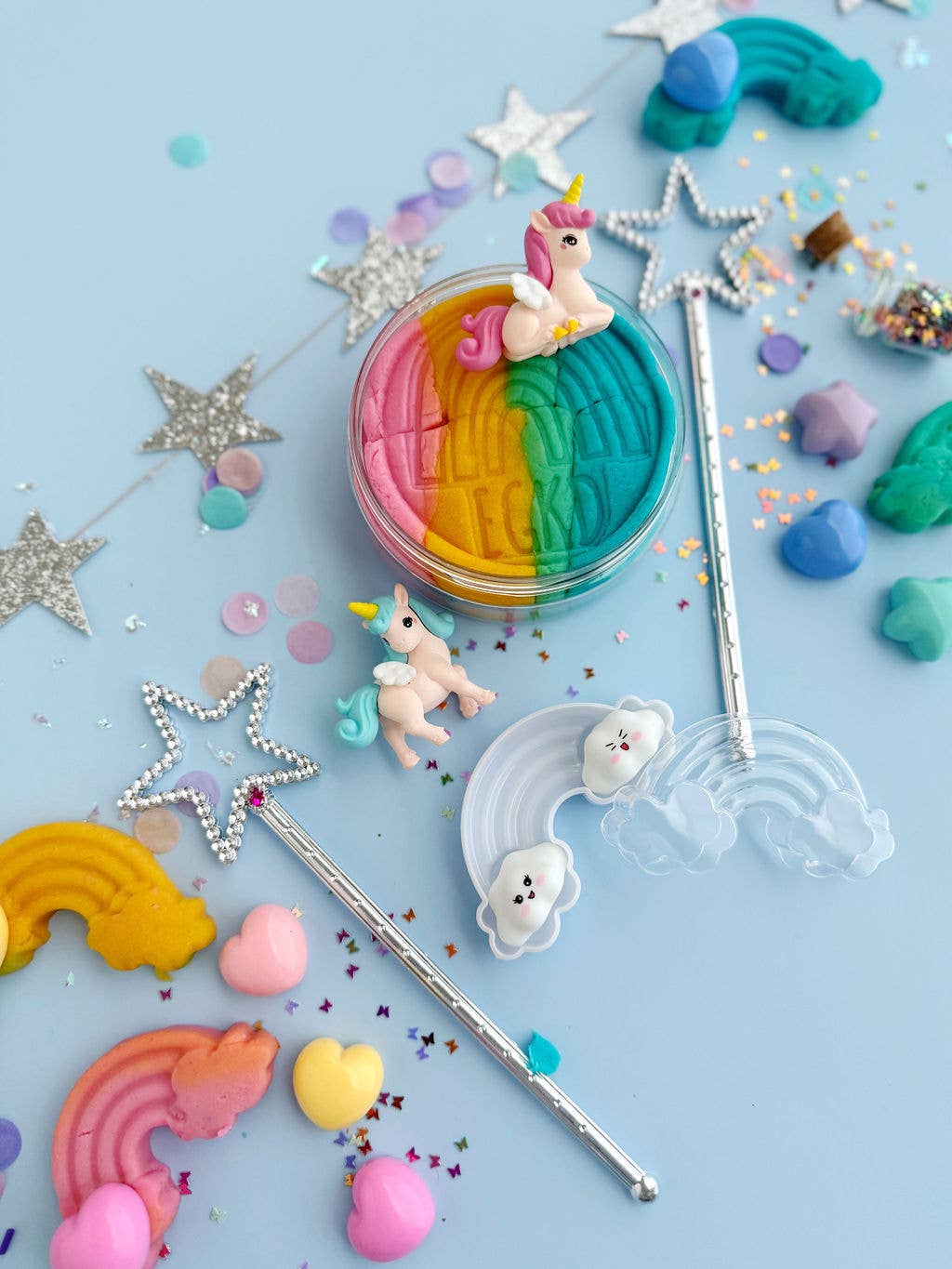 Unicorn Rainbow (Rainbow Sherbet) KidDough Play Kit