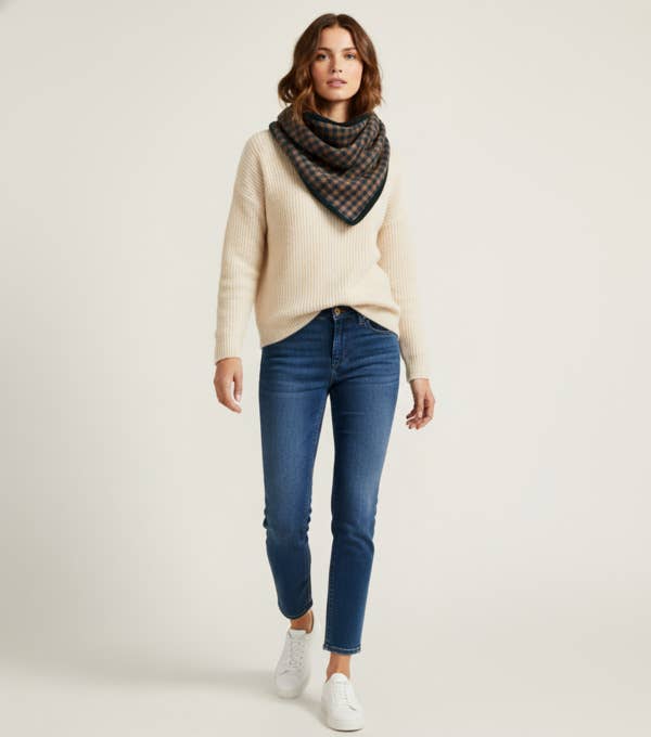 Wool Triangle Scarf