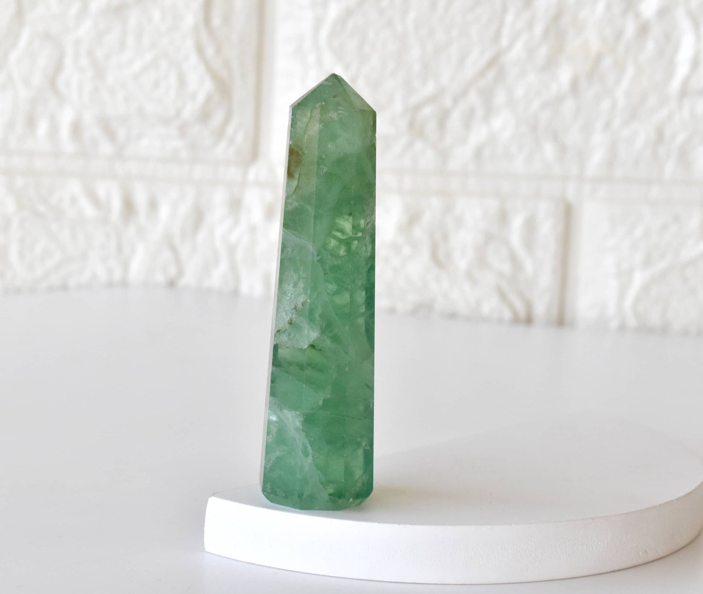 Green Fluorite Tower Point (Spiritual Awakening & Grounding