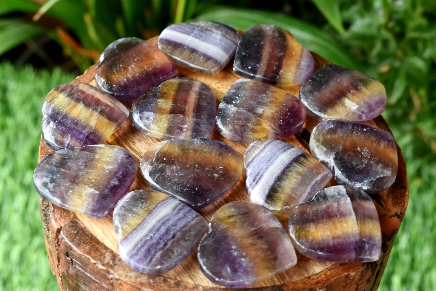 Fluorite Heart Balance & Harmony Heart Crystals Pendant