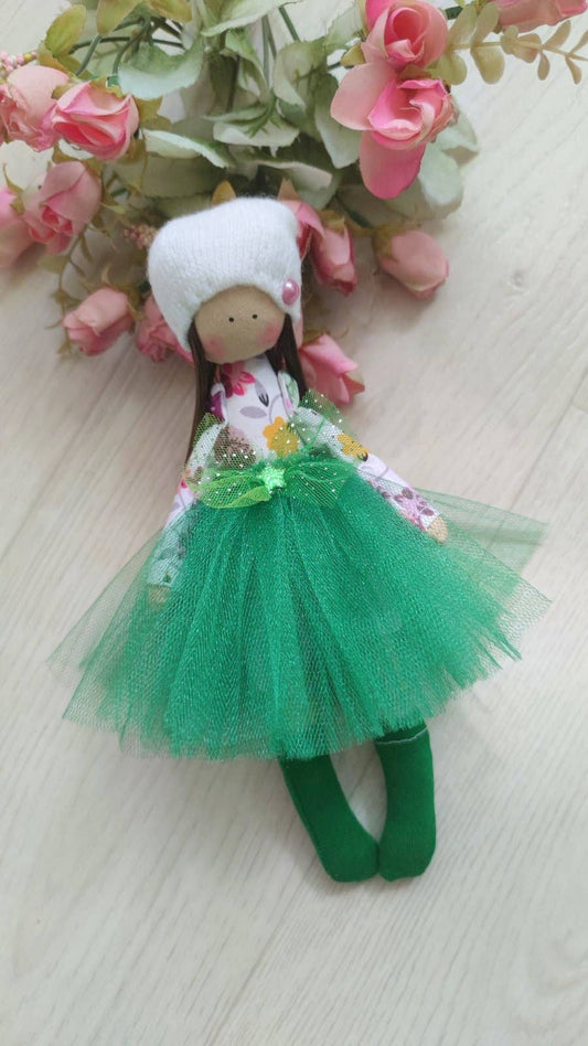 Handmade Keepsake Doll with Stitched Clothing – Heirloom Gift from Ukraine cloth doll, Fabric Doll, Textile doll, art doll