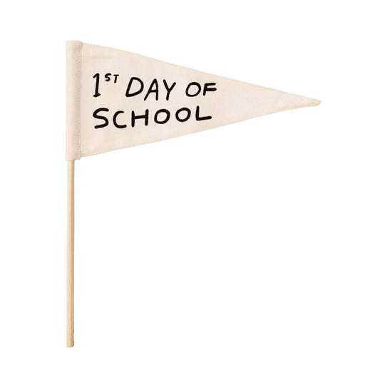 First day of school pennant