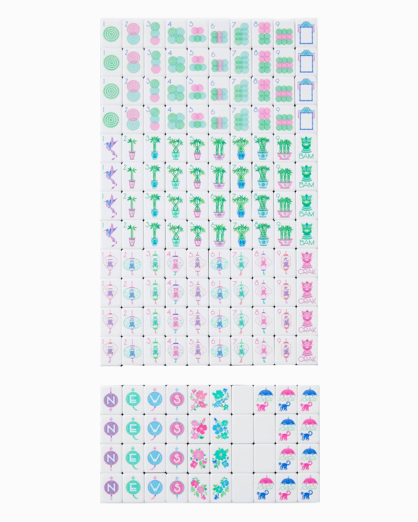 Jasmine Tile Set | Oh My Mahjong