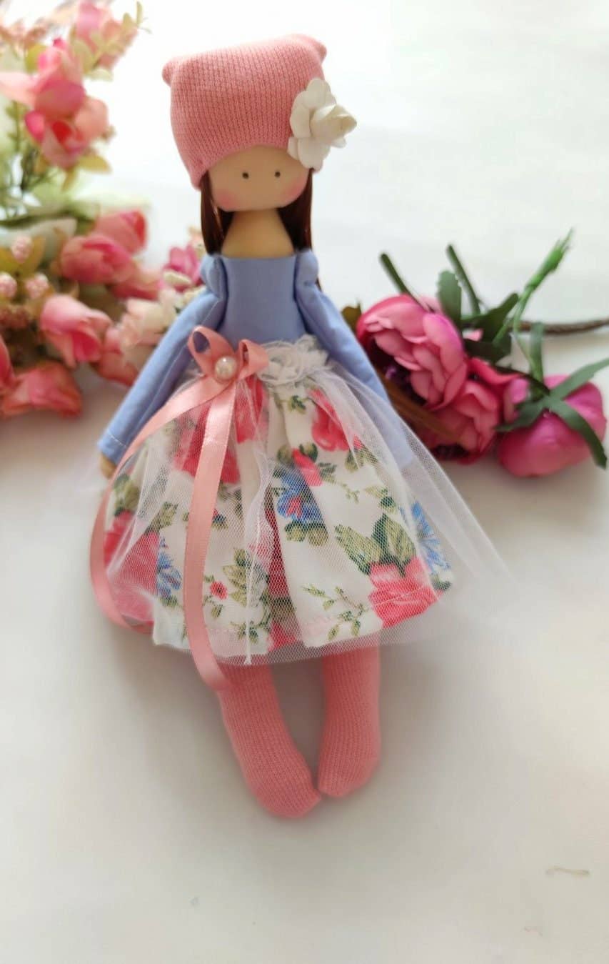Handmade Keepsake Doll with Stitched Clothing – Heirloom Gift from Ukraine cloth doll, Fabric Doll, Textile doll, art doll
