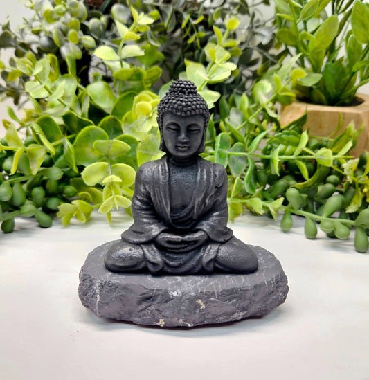 Shungite Figurine Buddha (EMF Protection)