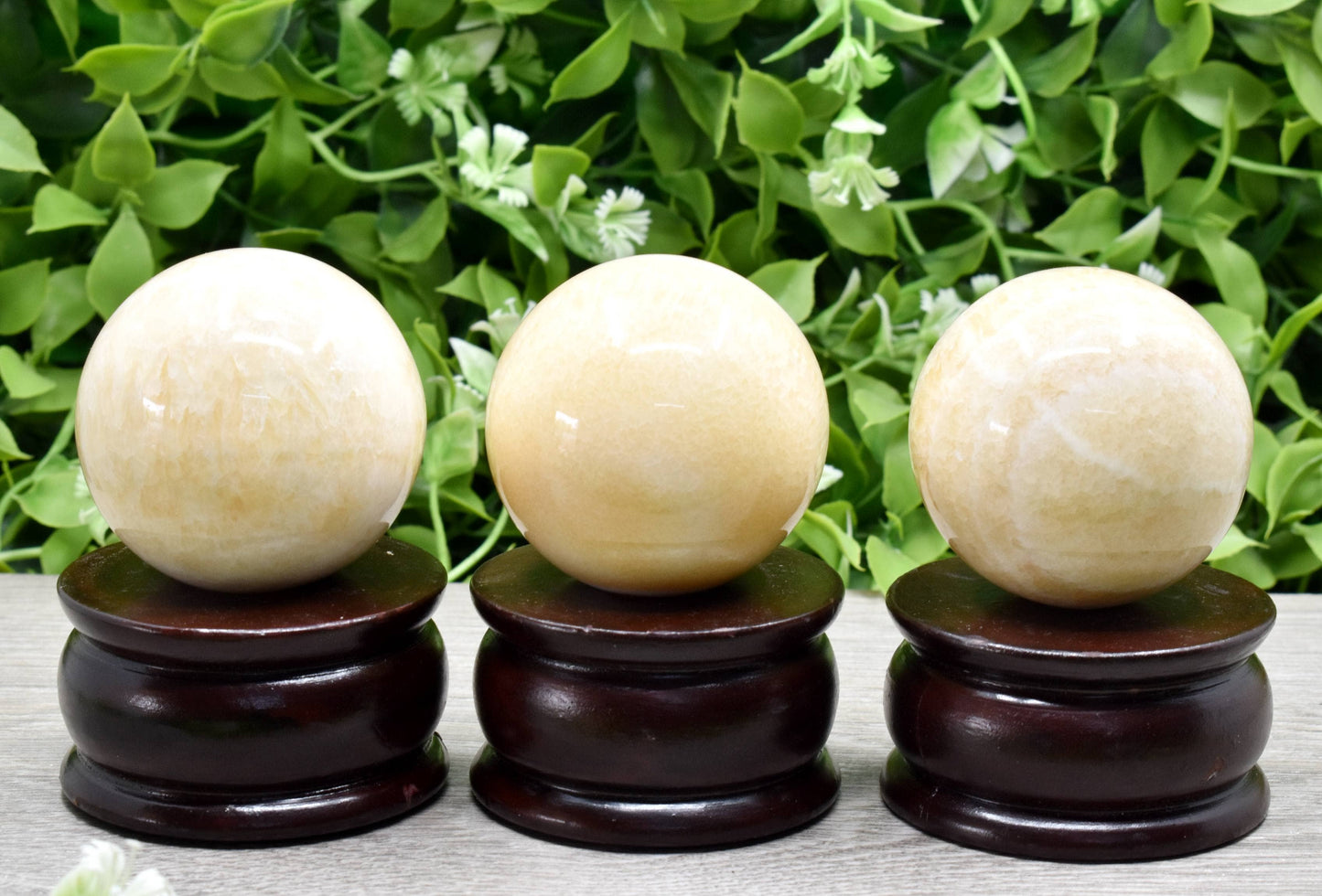 Aragonite Crystal Sphere – 1Pc Healing Ball for Grounding & Energy Clearing