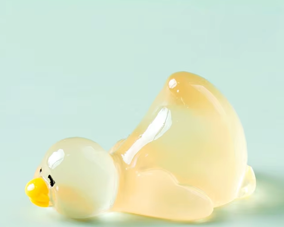 Lazy Duckling Surprise Pull