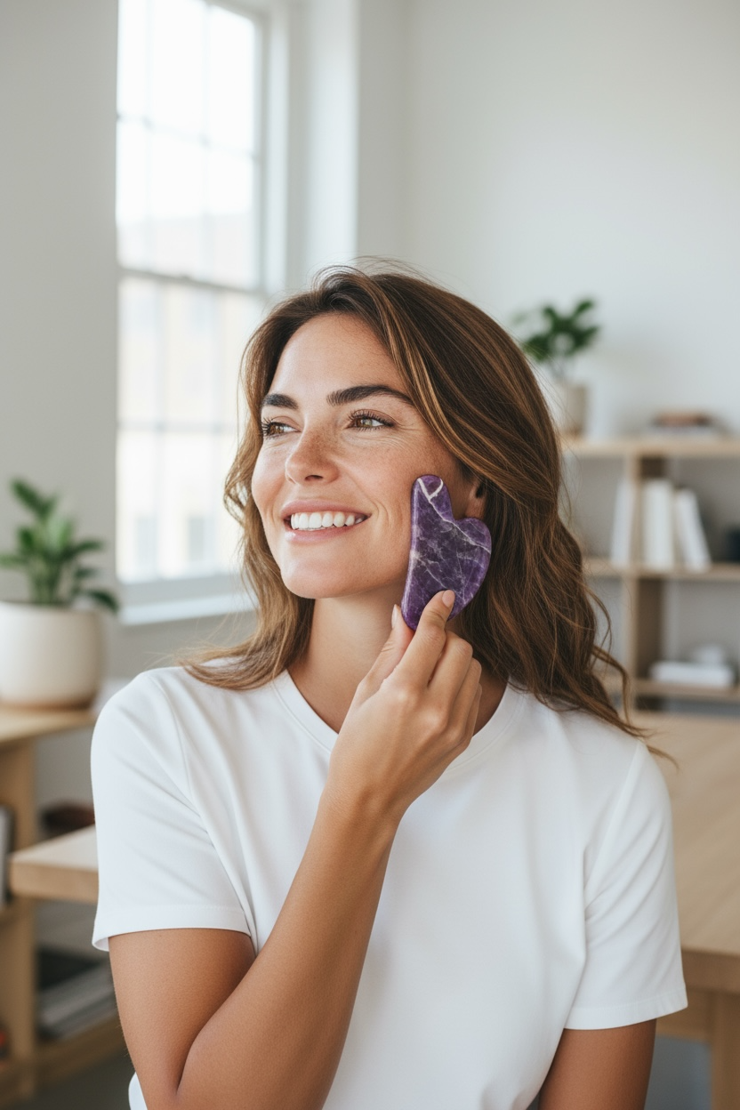Amethyst Gua Sha | Facial Stone