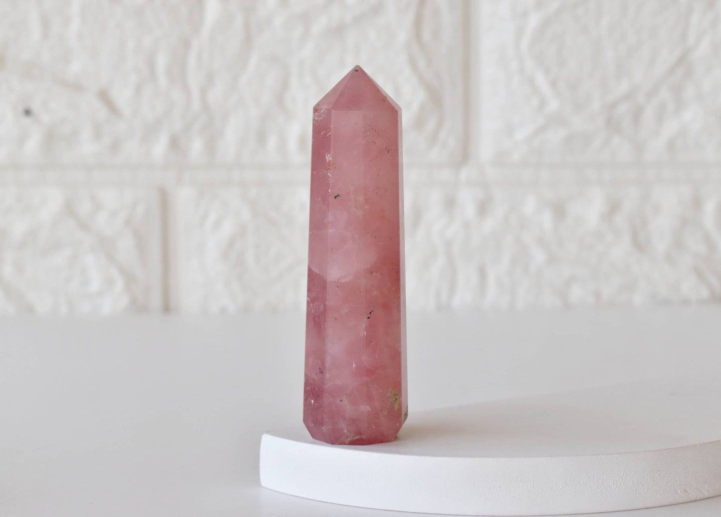 Rose Quartz Tower Point (Self-Love and Friendship)