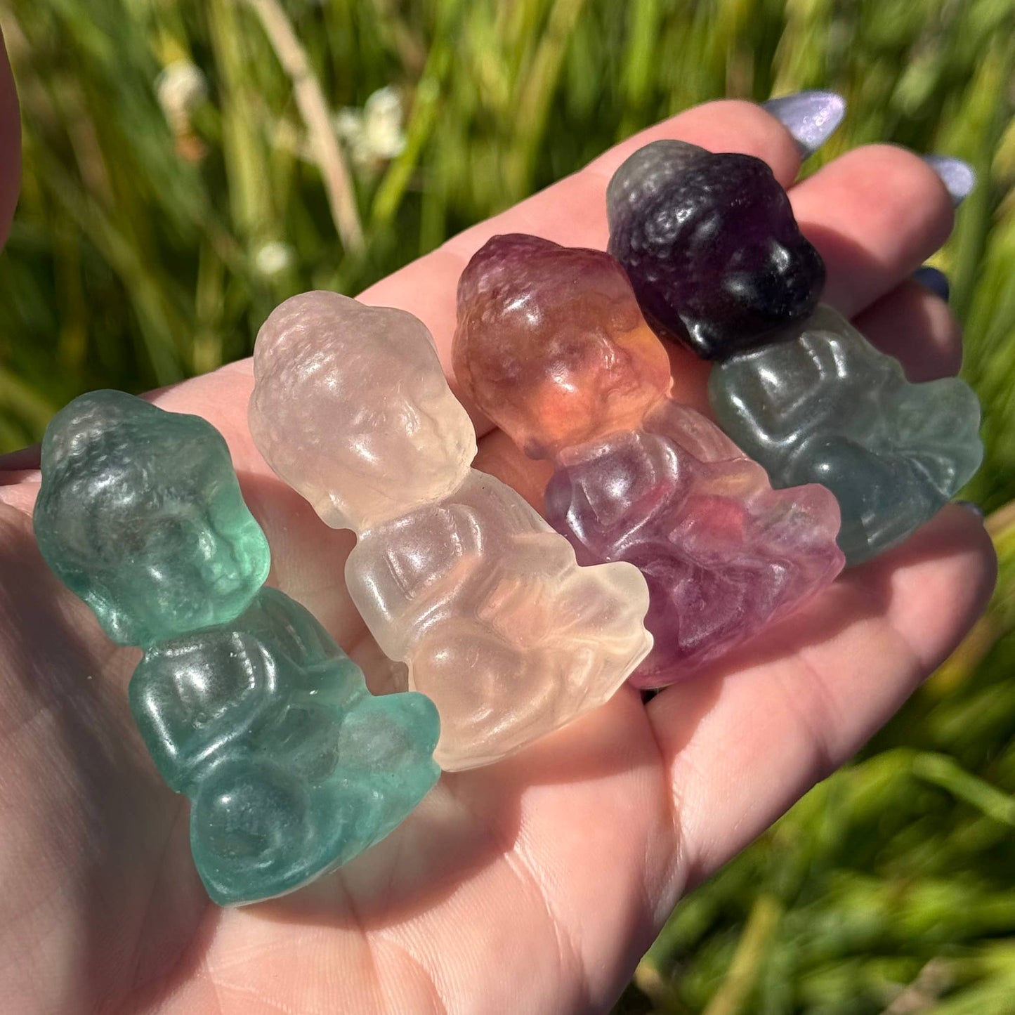 Fluorite Buddha