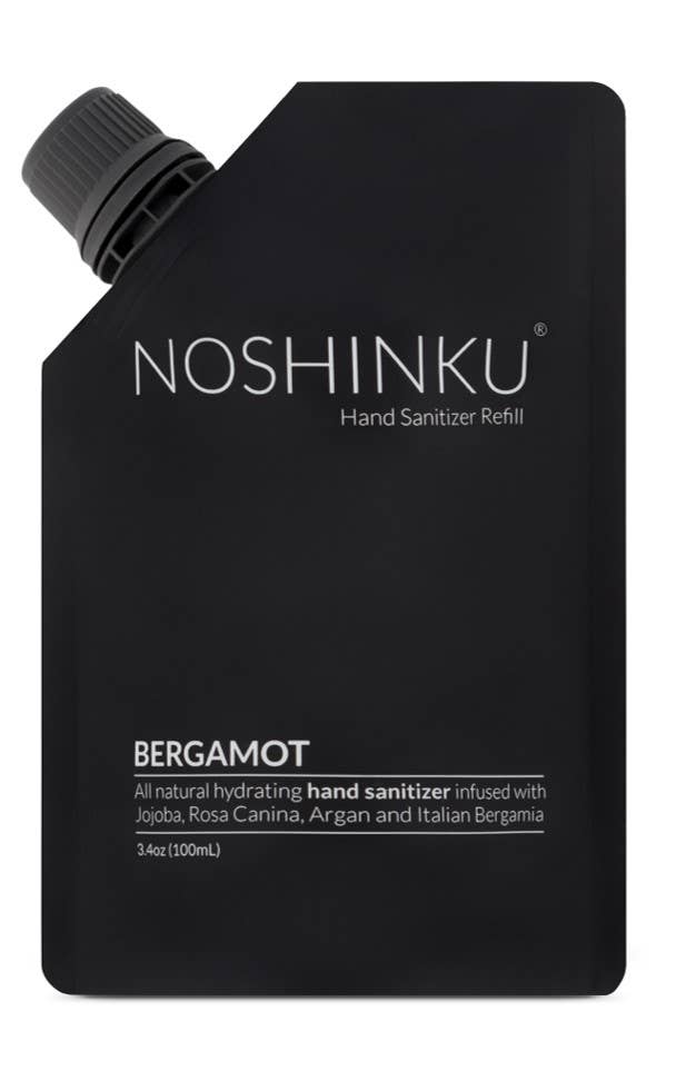 Bergamot & Cedar Organic Sanitizer Mini Refill Pouch