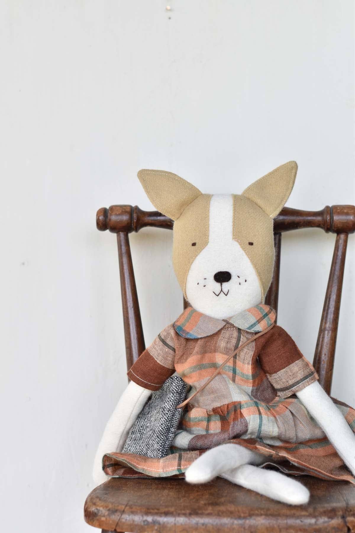 Fig the Frenchie Dog - Ojai Orchard Gather Dress
