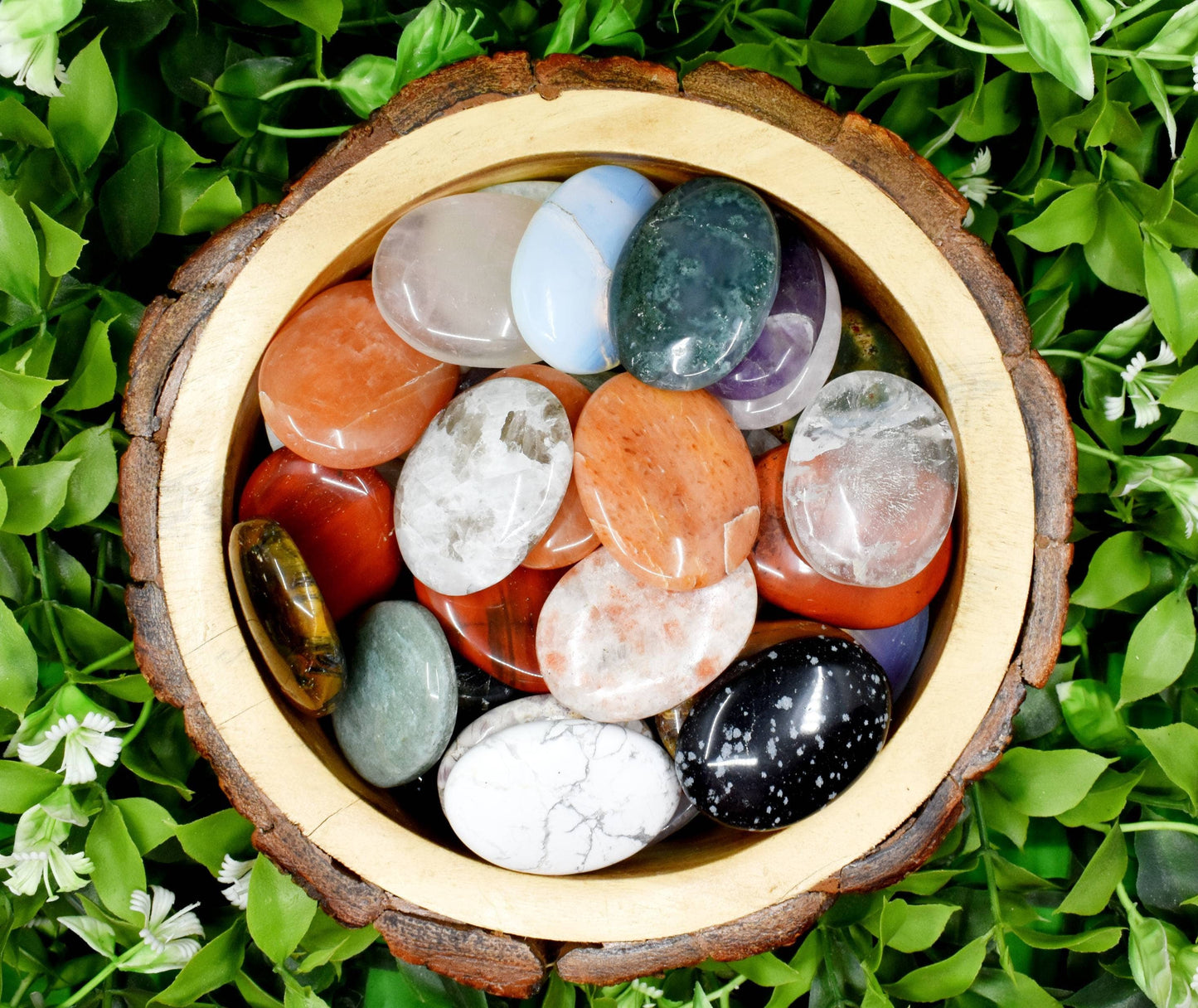 Gemstone Worry Stones, Palm Stone, Thumb Stone