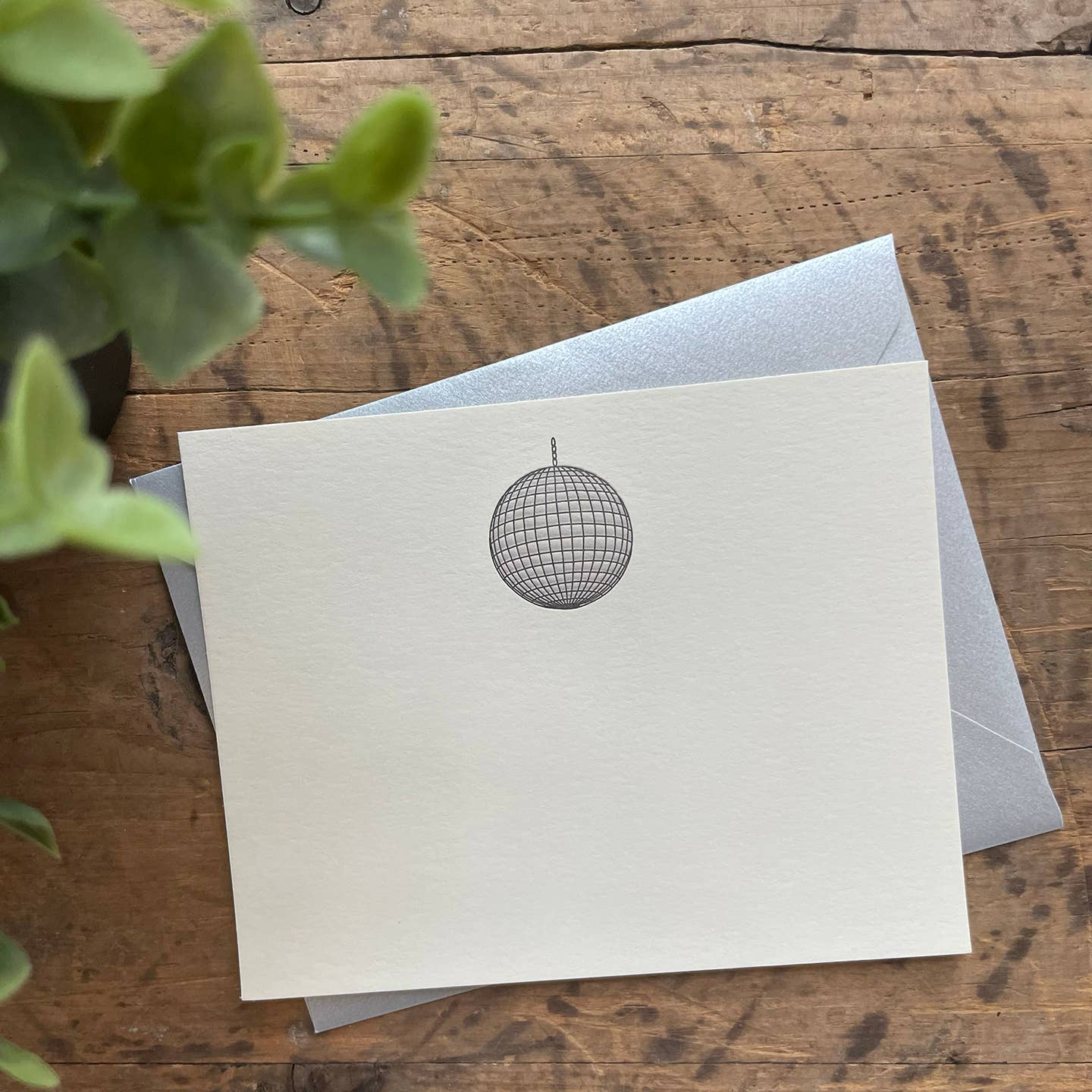 Disco Ball Notecard