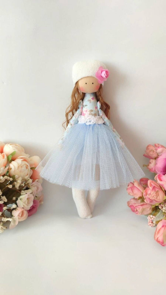Handmade Keepsake Doll with Stitched Clothing – Heirloom Gift from Ukraine cloth doll, Fabric Doll, Textile doll, art doll