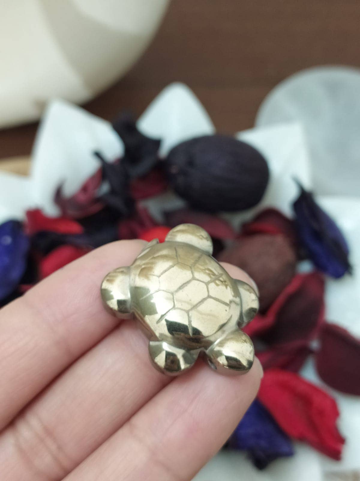 Gold Pyrite Turtle Figurines
