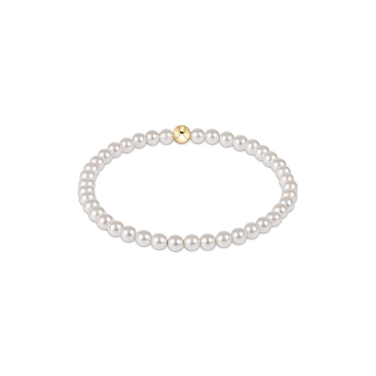 Classic Pearl 4mm Bead Bracelet