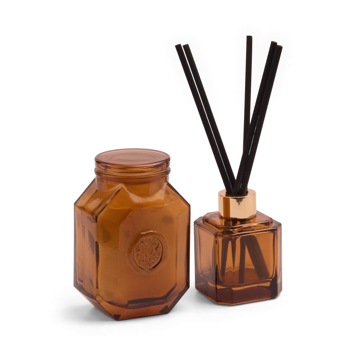 Leather + Smoke- Botanica Glass Diffuser