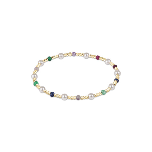Pearl Sincerity Pattern 4mm Bead Bracelet - Hot Mess FW25