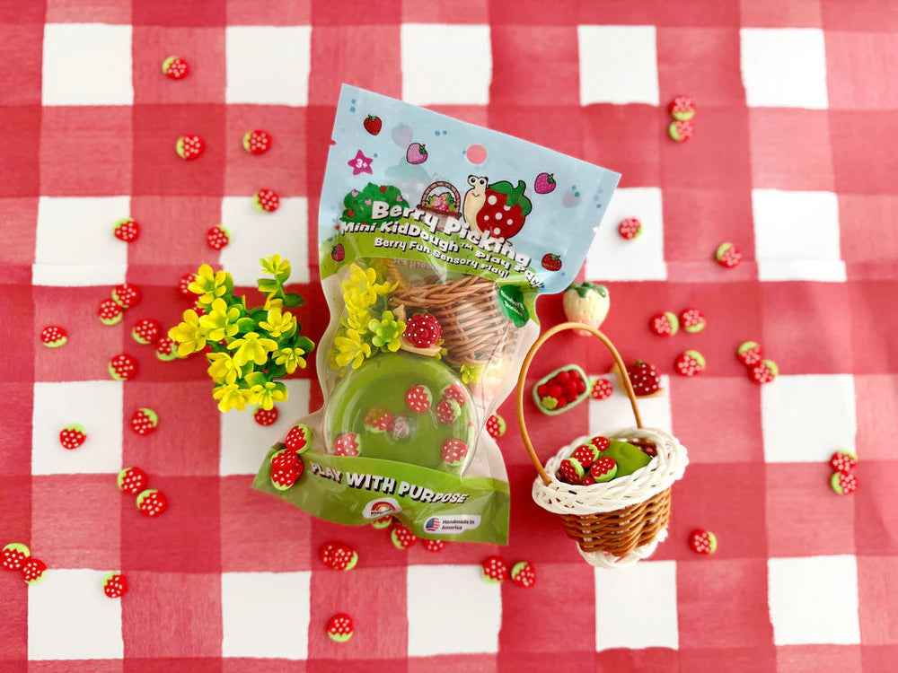 Berry Picking Mini KidDough Play Pack - Educational Sensory Toy