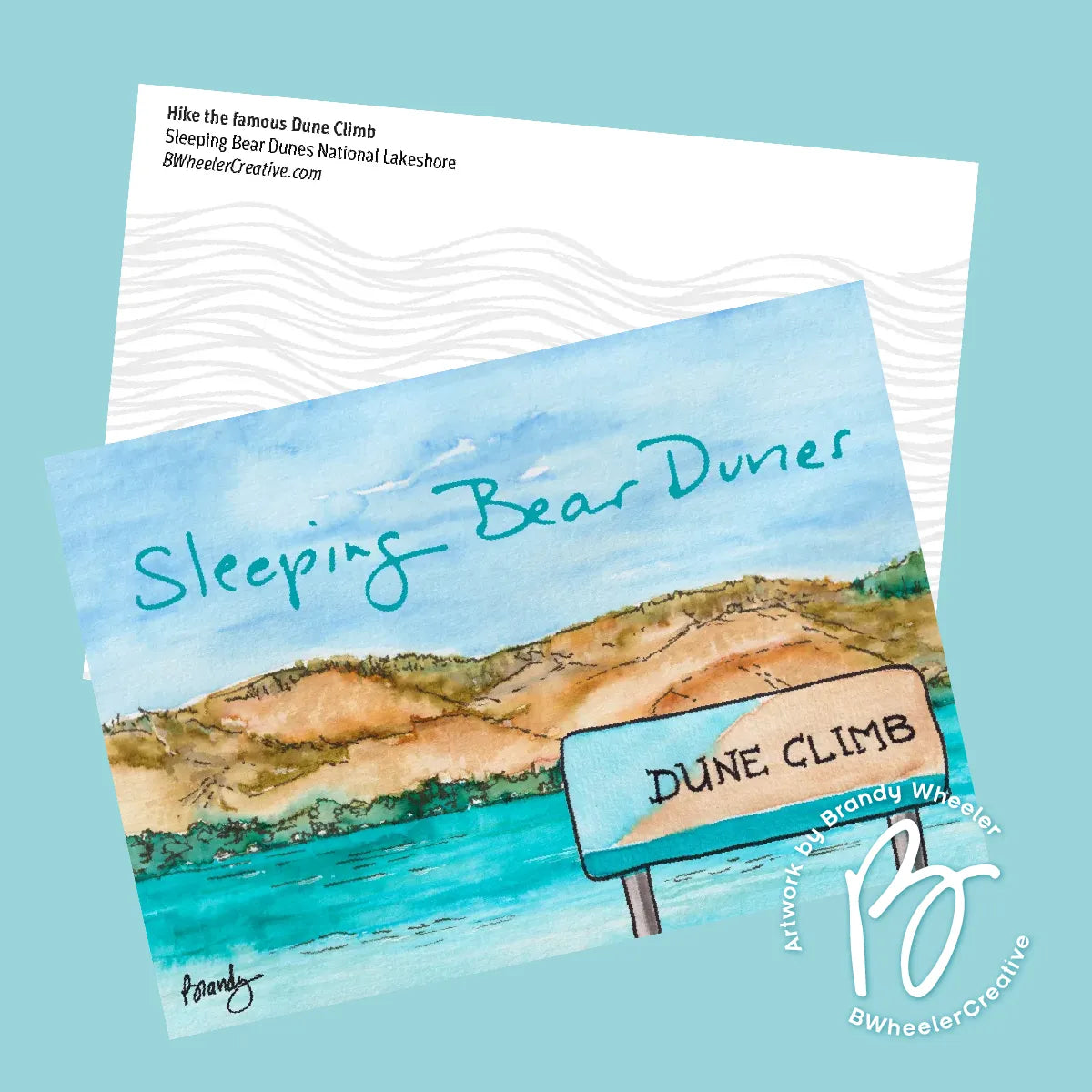Dune Climb Postcard