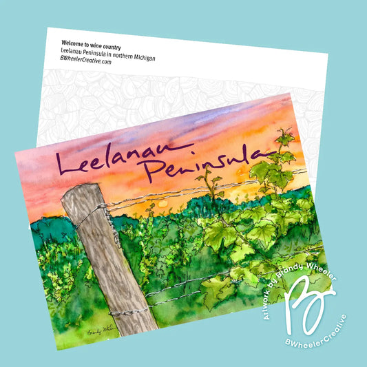 Leelanau Peninsula Vineyard Postcard
