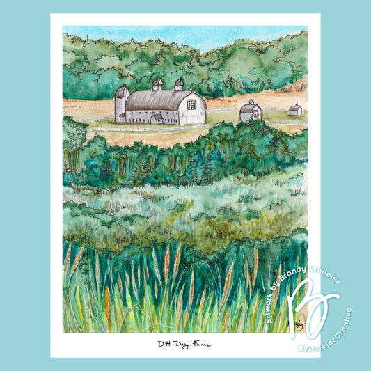 DH Day Farm Fine Art Print