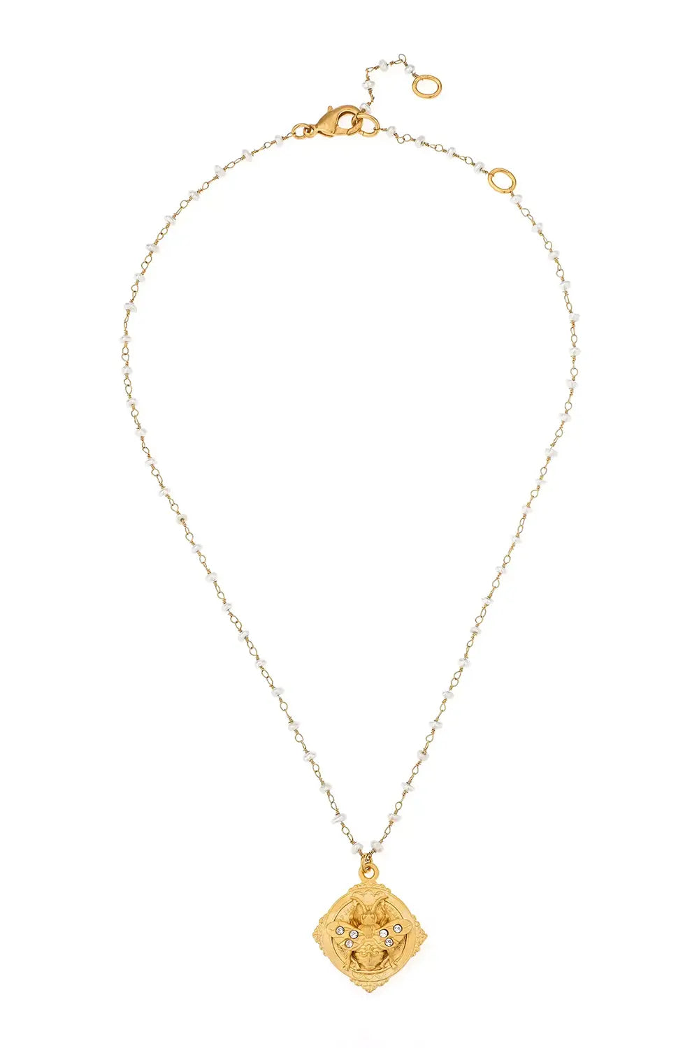 The Lunette Necklace-Gold