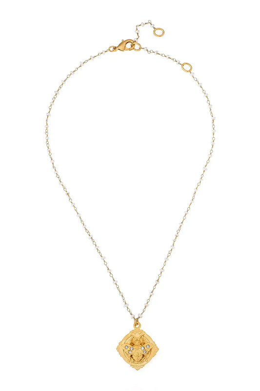 The Lunette Necklace-Gold