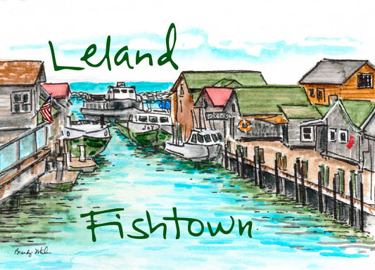 Fishtown Postcard
