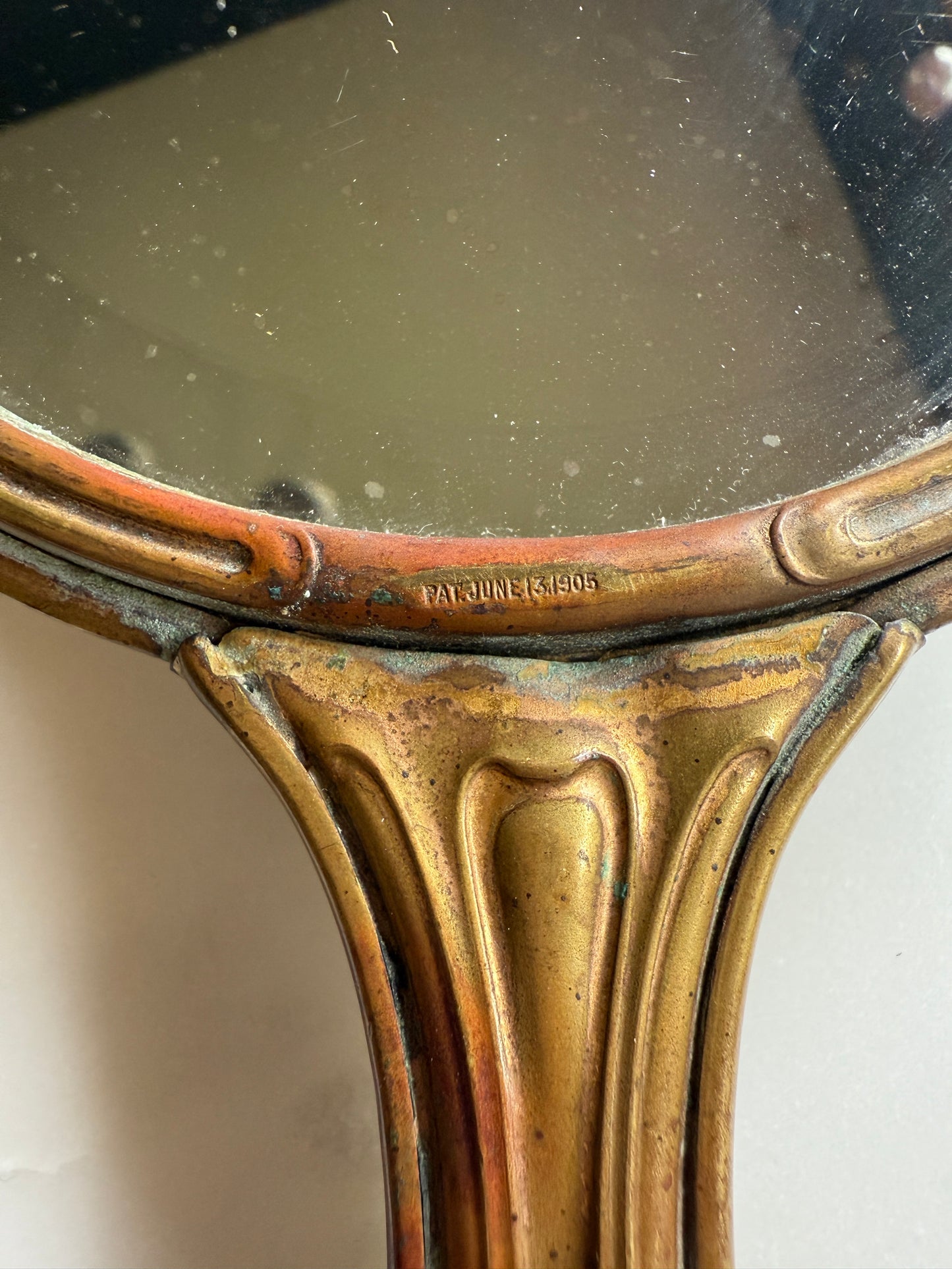 Early Art Nouveau Antique Dresser Set