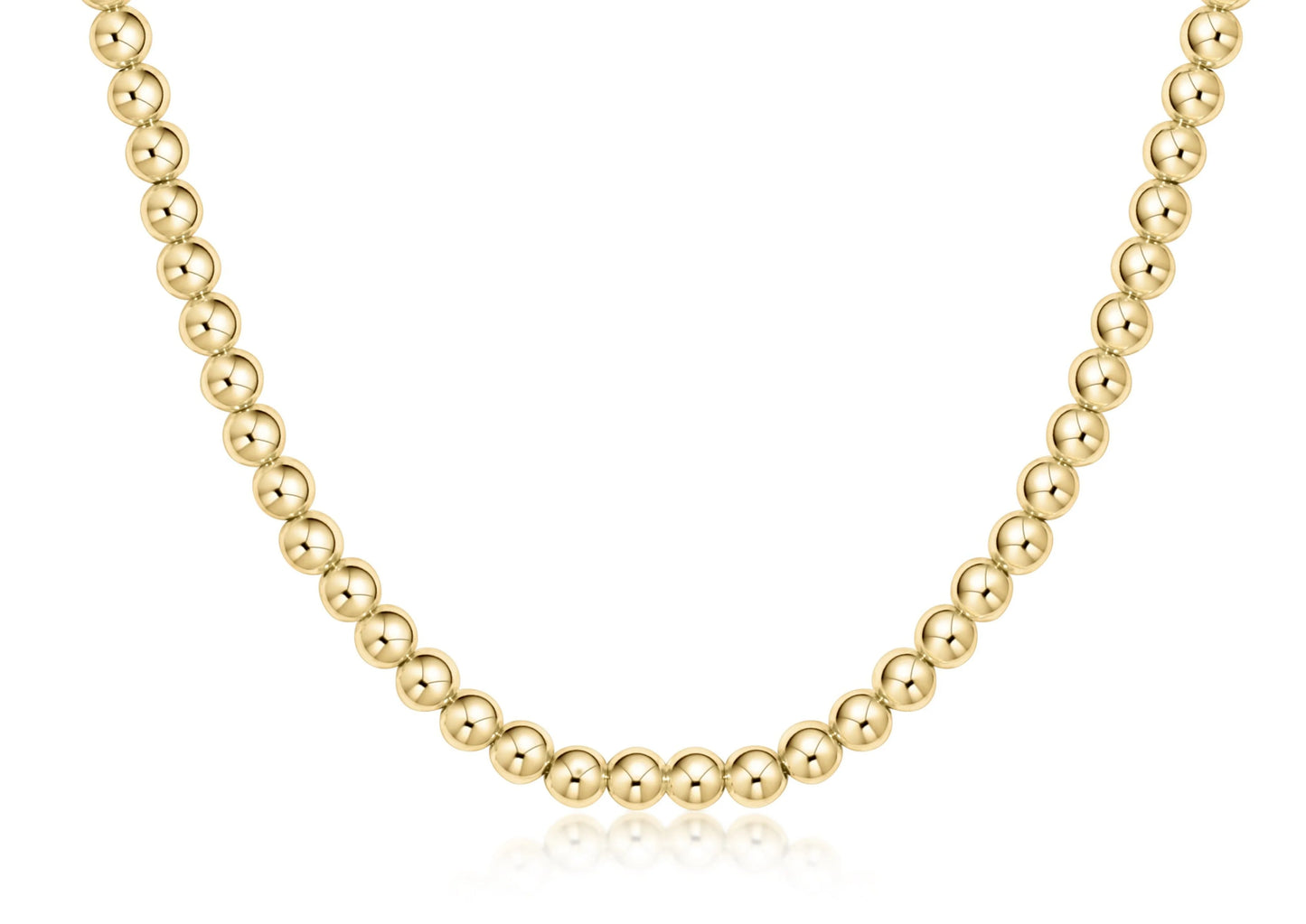 choker beaded - classic gold 5mm- enewton