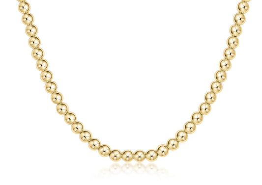 choker beaded - classic gold 5mm- enewton