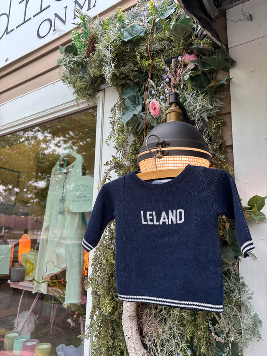 Custom Baby Sweater Leland