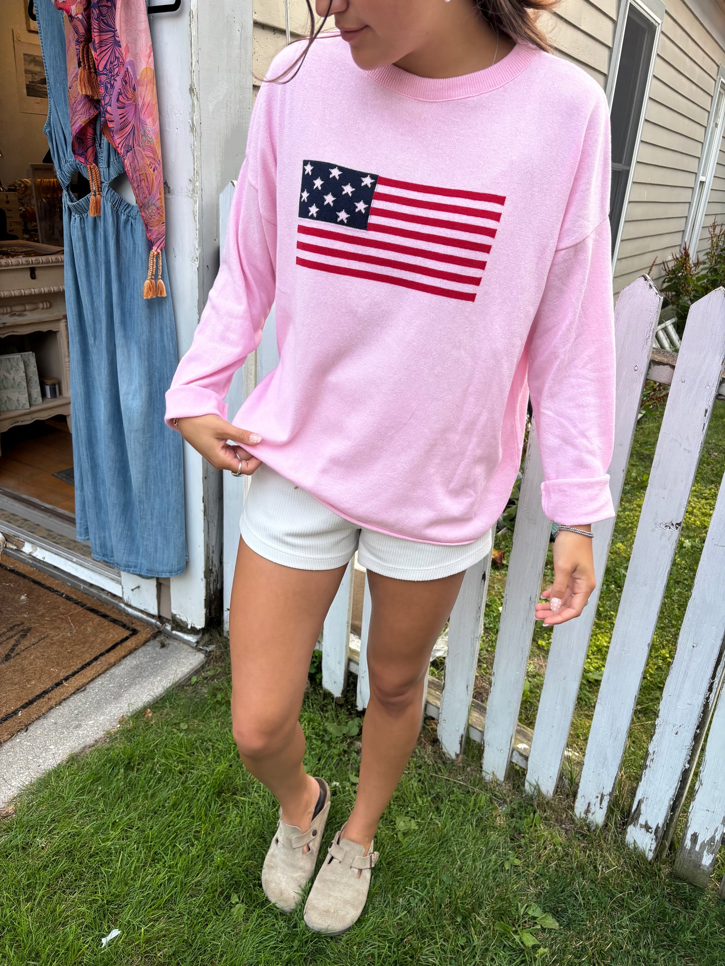 Knit Flag Sweater