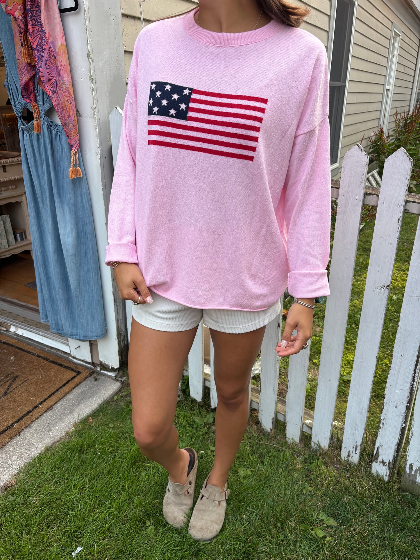 Knit Flag Sweater