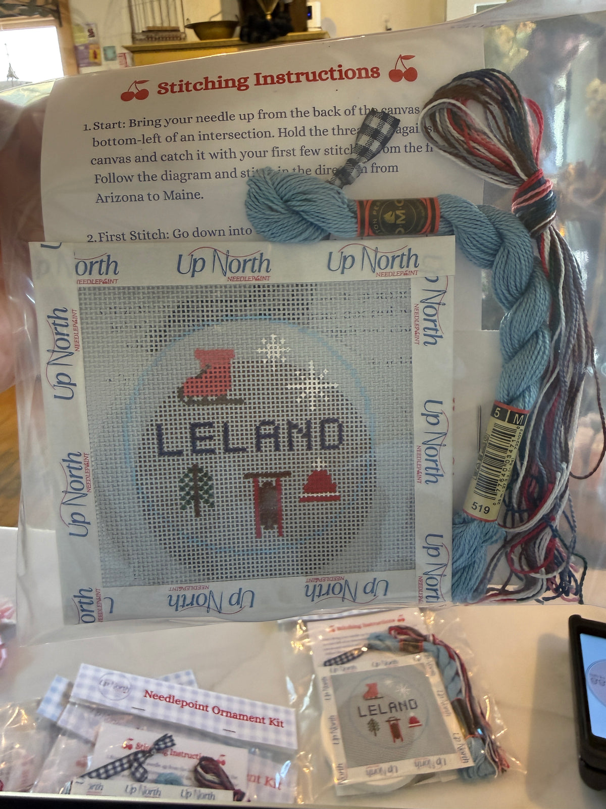 Leland Winter Ornament Needlepoint Kit